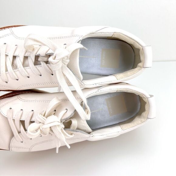 Dolce Vita Toyah Platform Sneakers in White Leather Women’s Size 9 - Picture 9 of 13
